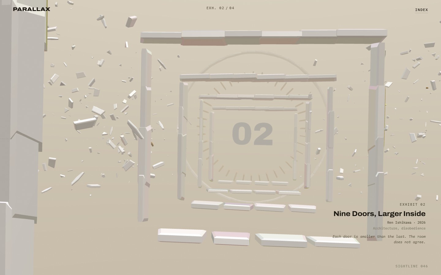 PARALLAX, Nine Doors